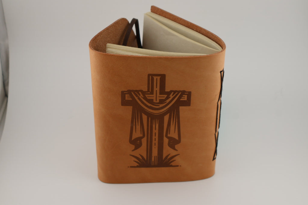 Hand bound leather journal