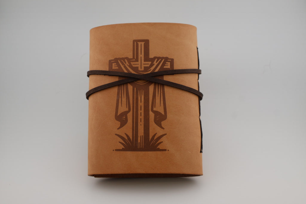 Hand bound leather journal