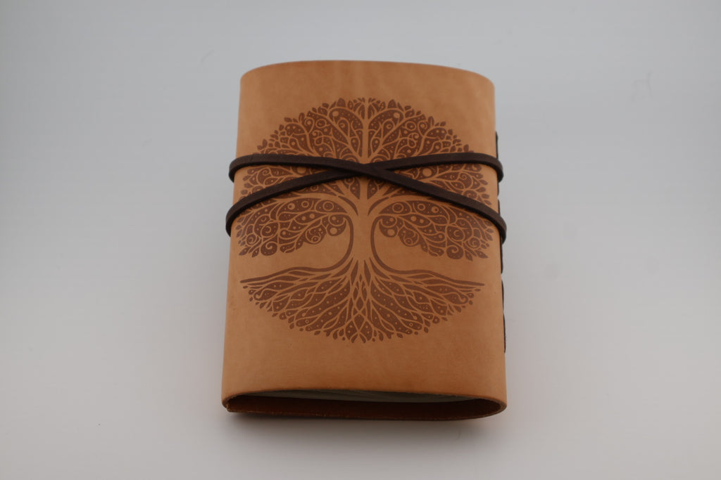 Hand bound leather journal