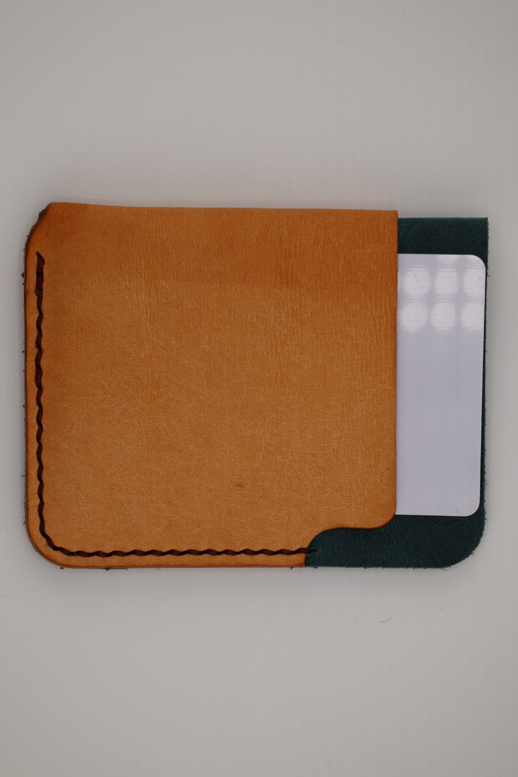 Badalassi Carlo Pueblo cardholder wallet - Natural/Navy