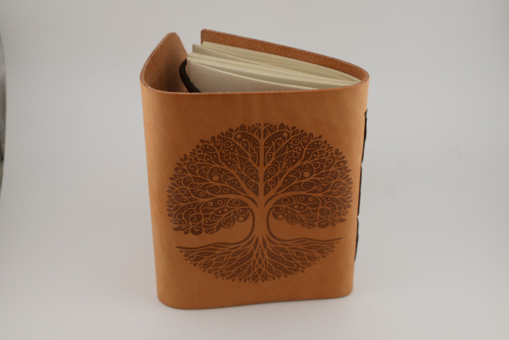Hand bound leather journal