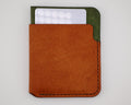 Badalassi Carlo Pueblo cardholder wallet - Olmo/Emerald