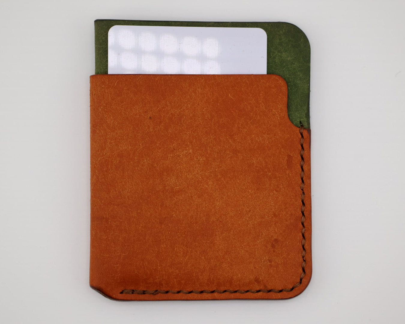 Badalassi Carlo Pueblo cardholder wallet - Olmo/Emerald