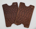 Embossed Python Card/Badge Holder