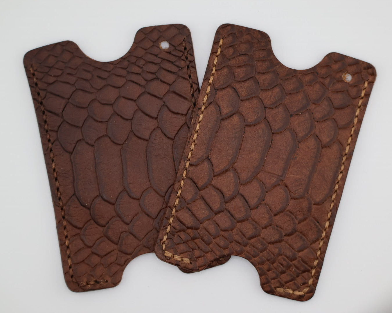 Embossed Python Card/Badge Holder